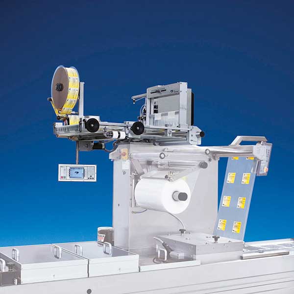 MULTIVAC Packaging Machine with Label Applicator MULTIVAC Packaging Machine with Label Applicator