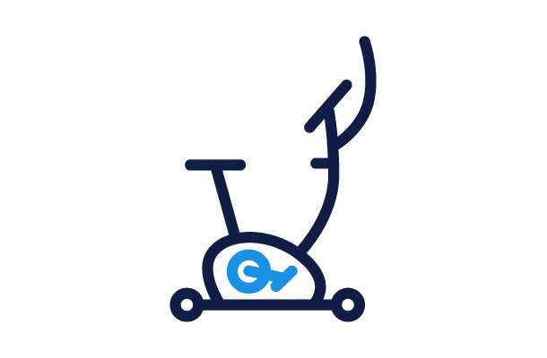Exercise Bike Icon Design MULTIVAC Branding Exercise Bike Icon Design MULTIVAC Branding
