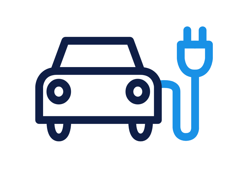 Electric Car Charging Icon - Sustainable Transport Electric Car Charging Icon - Sustainable Transport