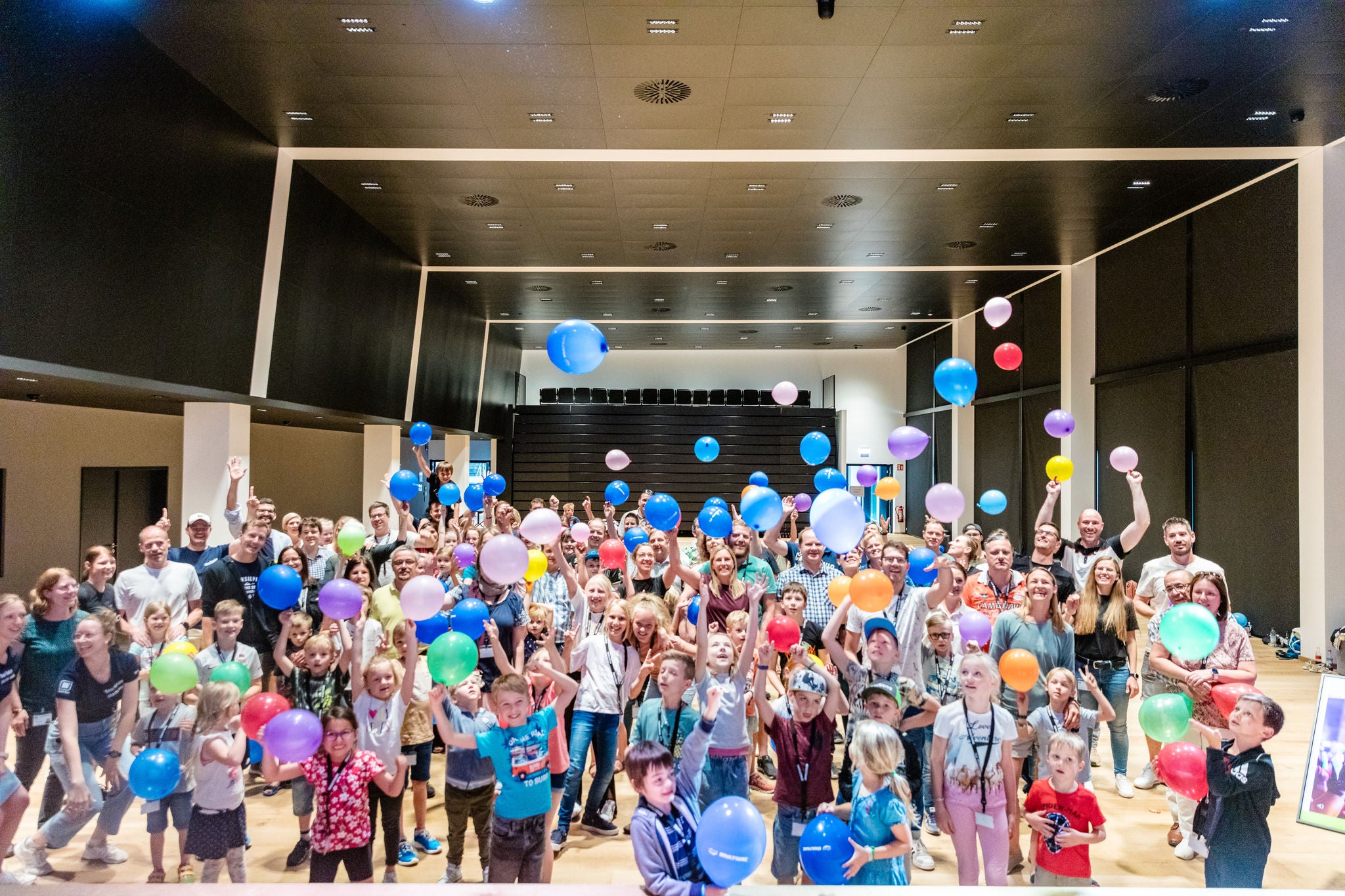 Colorful Balloon Celebration Event Gathering