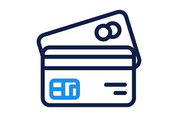 Credit Card Icon Design Illustration Credit Card Icon Design Illustration