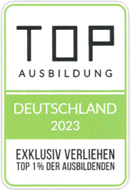 Top Ausbildung Deutschland 2023 Badge Top Ausbildung Deutschland 2023 Badge