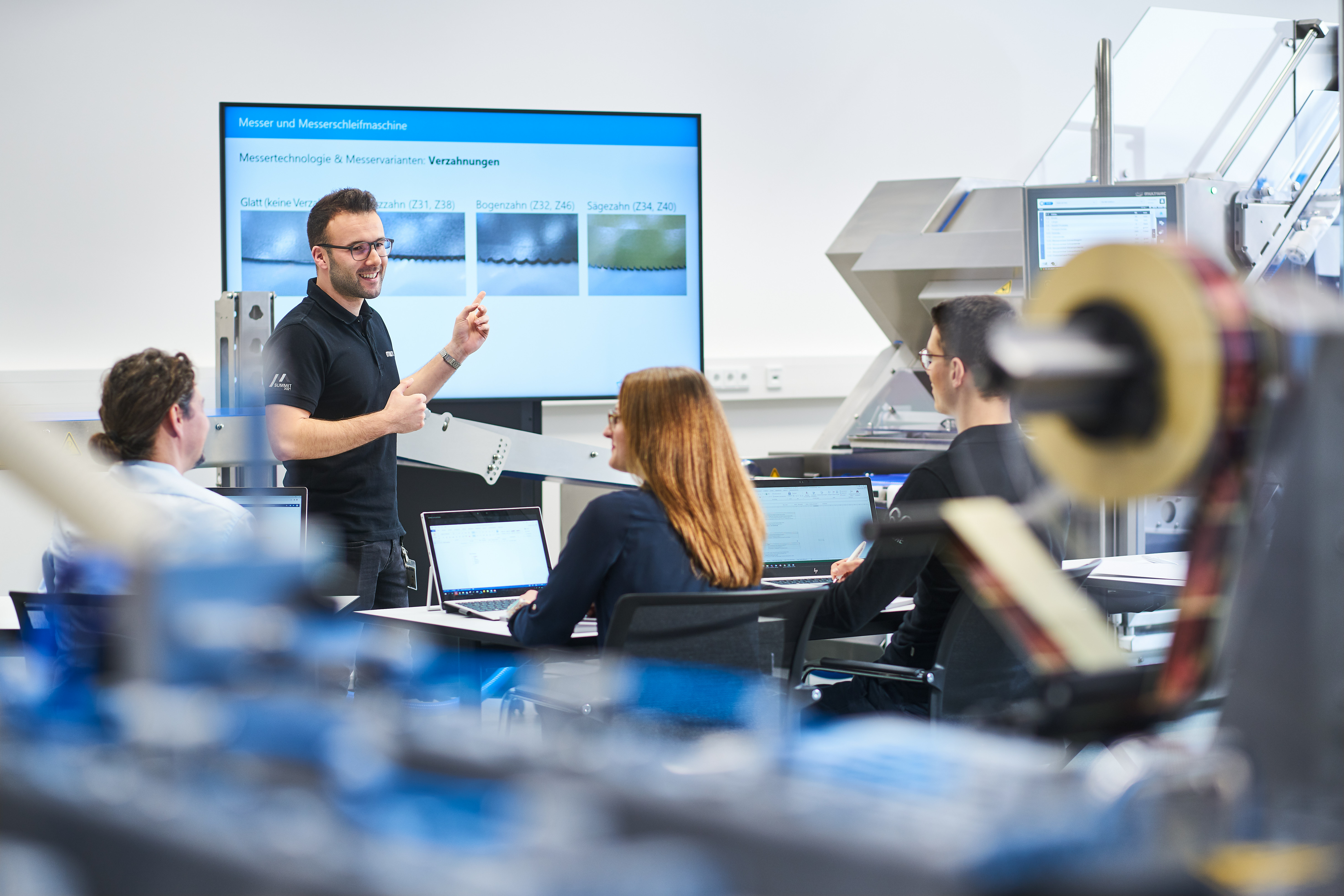 MULTIVAC Training Session with Packaging Machine
