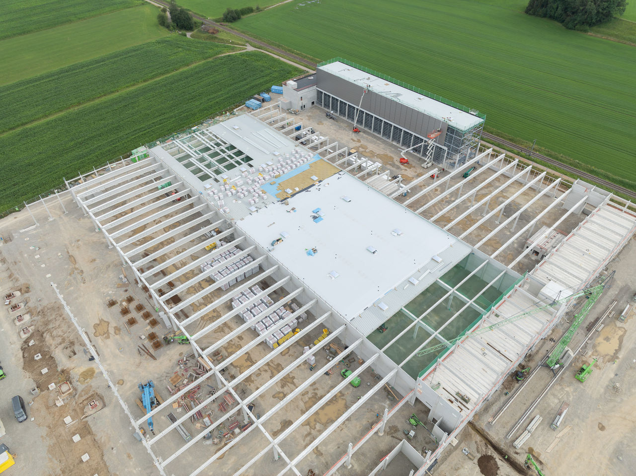 MULTIVAC Factory Construction Aerial View