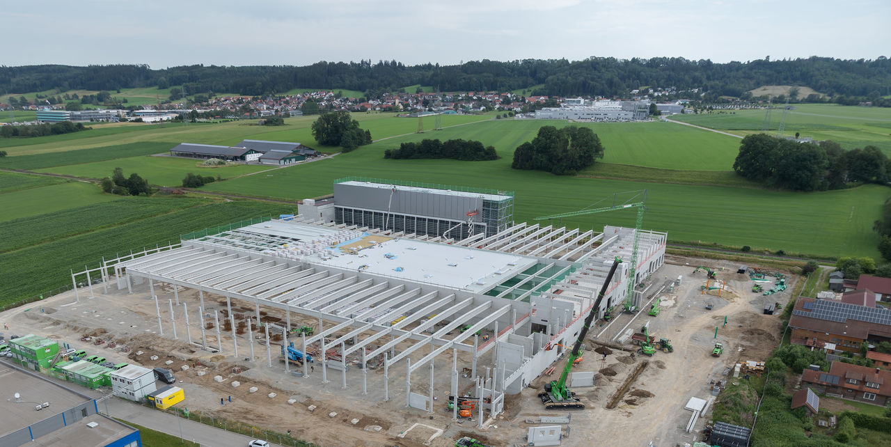 MULTIVAC Factory Construction Site Overview
