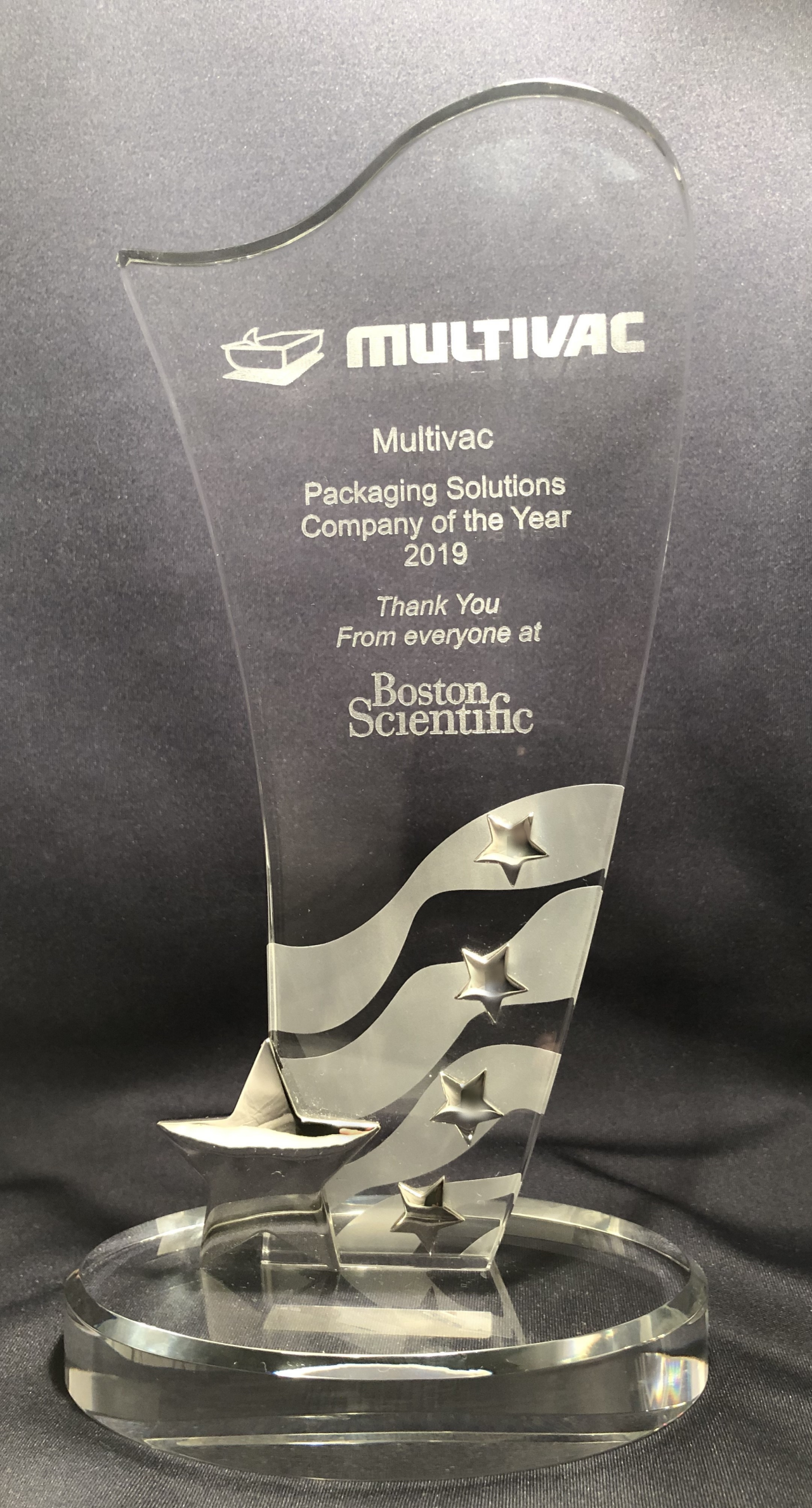 MULTIVAC Packaging Award Trophy 2019