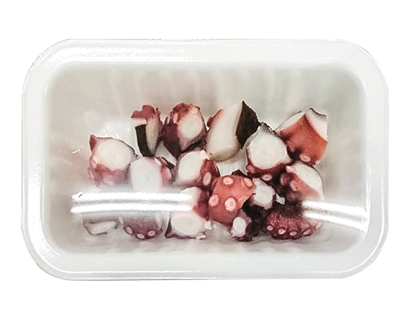 Octopus Slices in Vacuum-Sealed Packaging Octopus Slices in Vacuum-Sealed Packaging