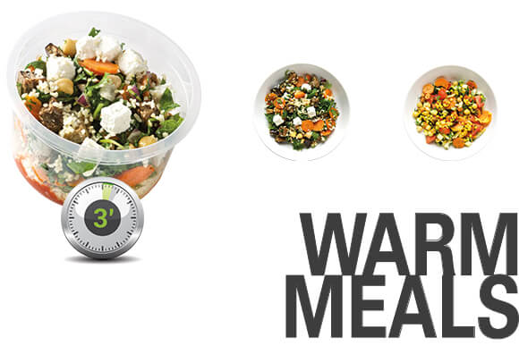 Fresh Salad Packaging with Timer Fresh Salad Packaging with Timer