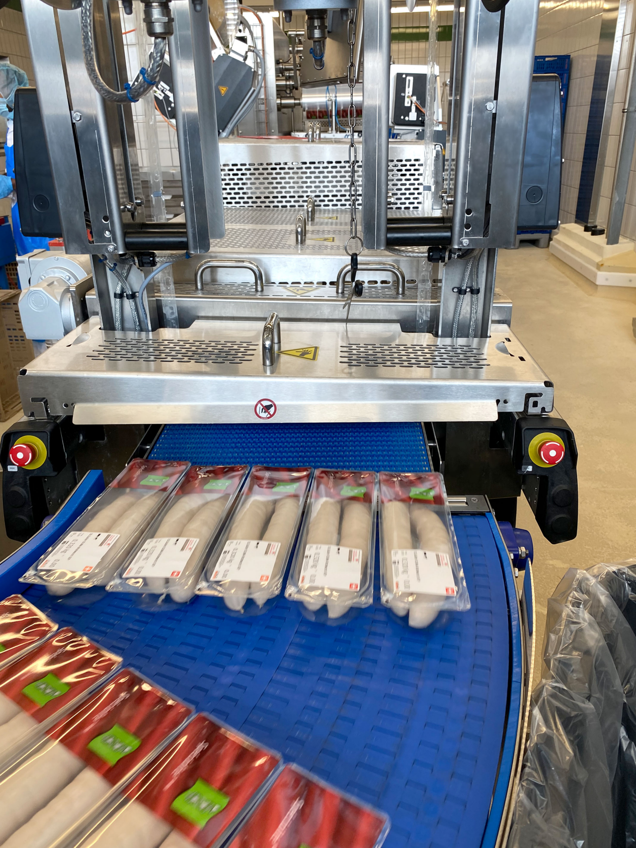 MULTIVAC Packaging Machine with Sausage Products MULTIVAC Packaging Machine with Sausage Products