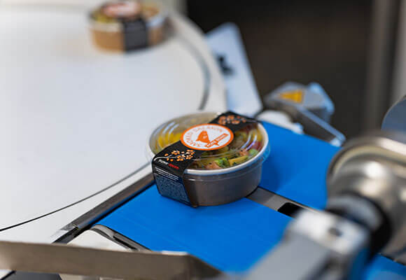 MULTIVAC Packaging Machine with Food Tray Conveyor