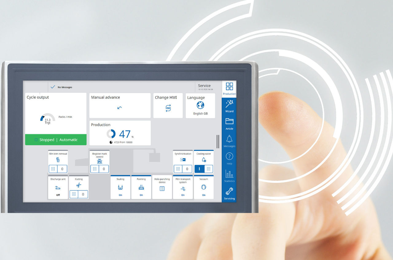 MULTIVAC Machine Interface Display MULTIVAC Machine Interface Display