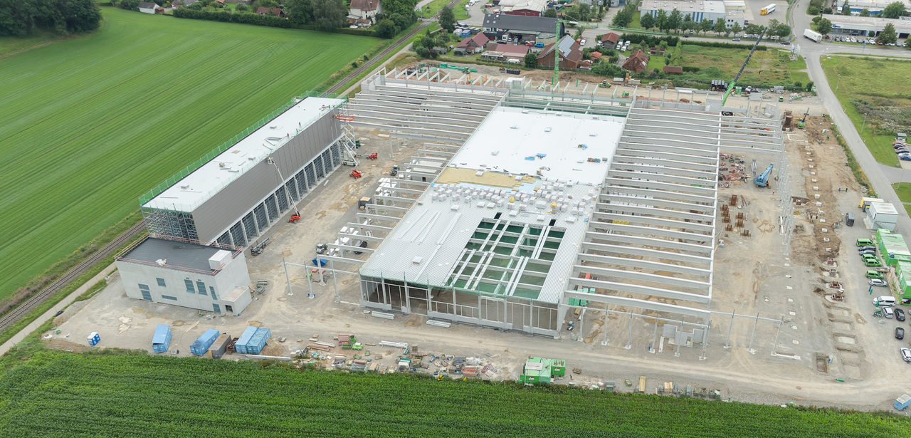 Construction Site Aerial View MULTIVAC Facility