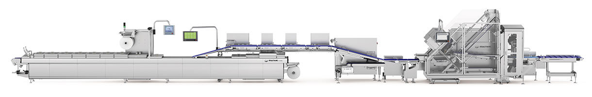 MULTIVAC Packaging Machine with Conveyor System MULTIVAC Packaging Machine with Conveyor System