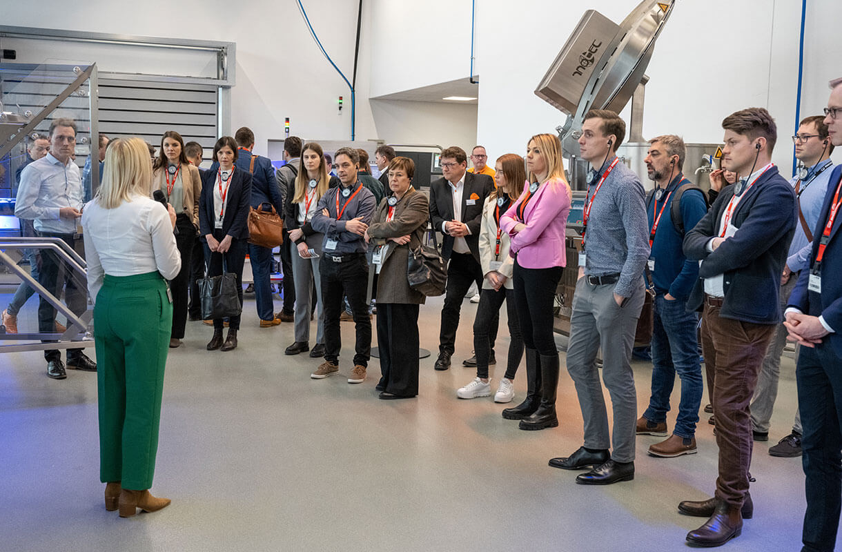 MULTIVAC Factory Tour Group Discussion MULTIVAC Factory Tour Group Discussion