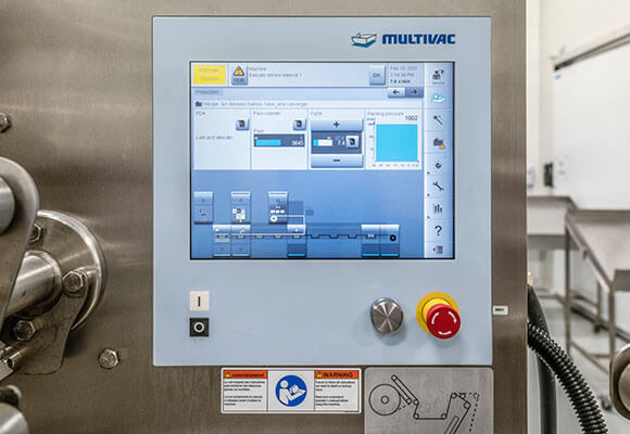 MULTIVAC Machine Control Panel Display Interface MULTIVAC Machine Control Panel Display Interface