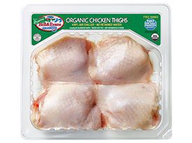 Organic Chicken Thighs Packaging Image Organic Chicken Thighs Packaging Image