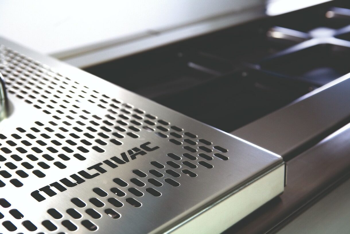 MULTIVAC Industrial Packaging Machine Close-Up MULTIVAC Industrial Packaging Machine Close-Up