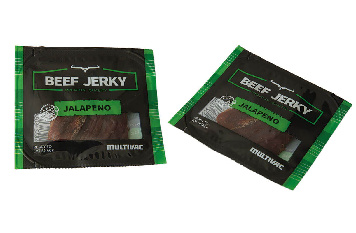 Beef Jerky Packaging by MULTIVAC Jalapeno Flavor Beef Jerky Packaging by MULTIVAC Jalapeno Flavor