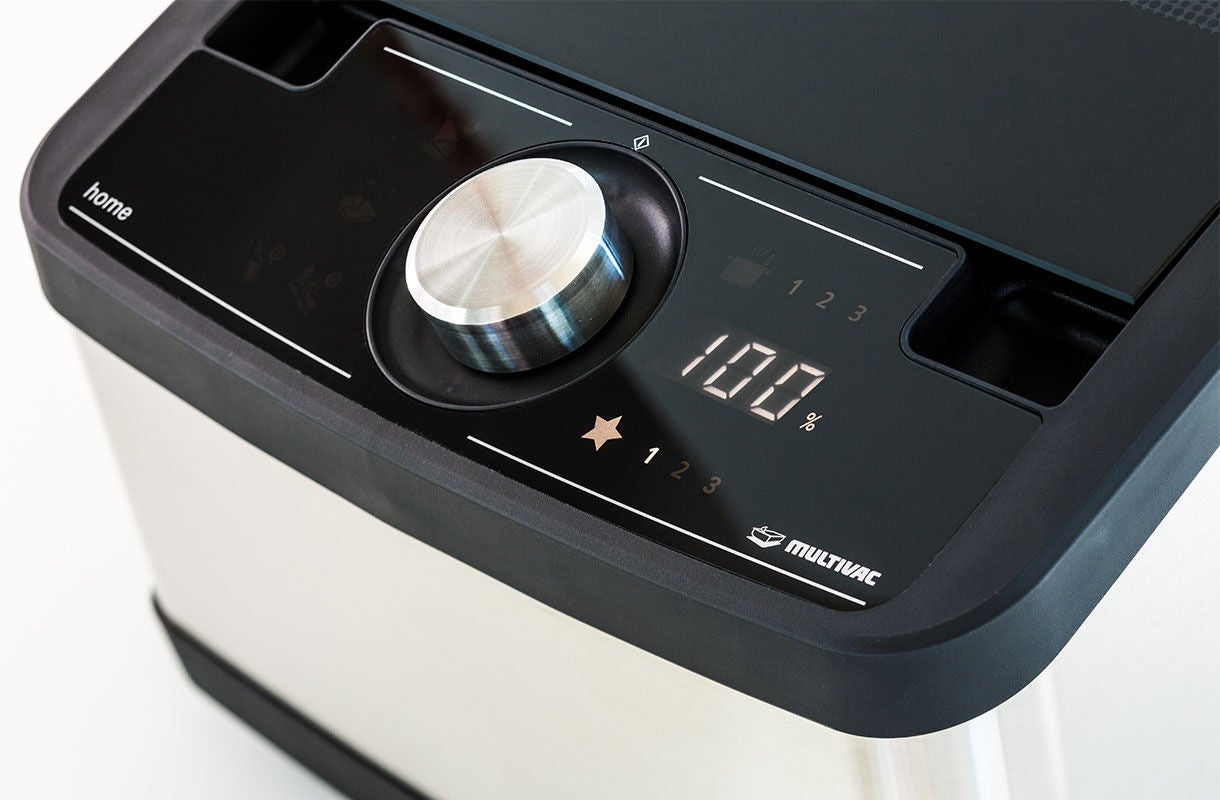 MULTIVAC Vacuum Sealer Control Panel Close-Up MULTIVAC Vacuum Sealer Control Panel Close-Up